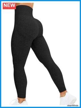 Seamless High Waist Leggings Tummy Control Booty Contour Yoga Pants
